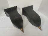 Pair of Southern Living at Home Metal Shelf/Planters