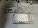 Three Metal Christophers Diary Crates