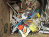 Large Box of Kitchen Ware-Pans, Utensils, Bakeware