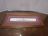 Framed Pottery Tile of Sea Shells by Cricket Studios