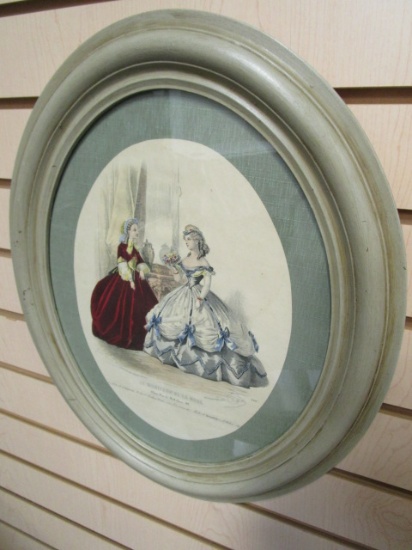 Framed Print of French Victorian Ladies