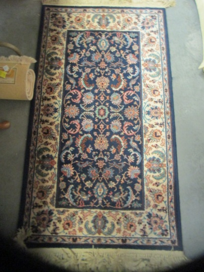 Karastan 100% Wool Area Rug "Indigo Tabriz"