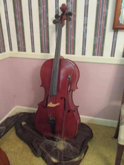 Scherl and Roth 1970's Cello with Bow and Carrying Bag