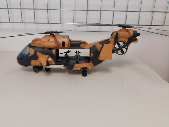 G. I. Joe Eagle Hawk Helicopter with pilot & Missiles