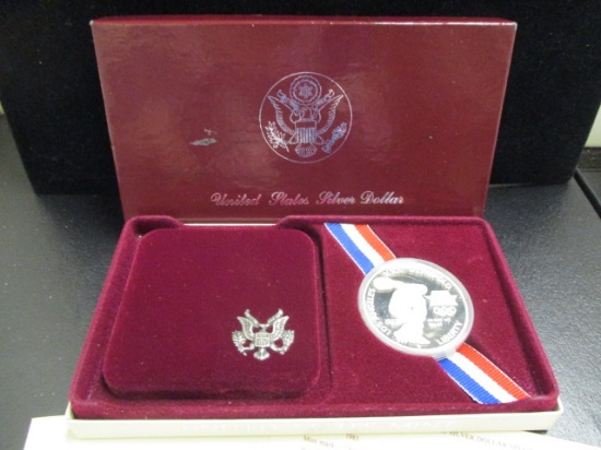 1983 Olympic Silver Proof Dollar