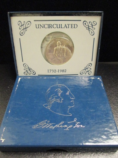 1982 UNC George Washington Comm. Silver Half Dollar