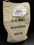 US Mint $25 Bag of SC Quarters