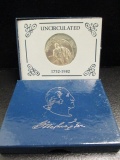 1982 UNC George Washington Comm. Silver Half Dollar