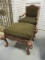 Leopard Themed Chair with Ottoman