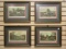 Set of 4 Herring's Fox-Hunting Scenes