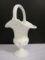 Milk Glass Basket