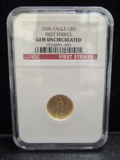 2006 $5 Gold American Eagle First Strikes Coin