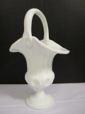 Milk Glass Basket