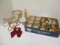 Lot of Christmas Ornaments and Decorations