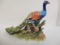 Ceramic Peacock Figurine