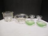 Glass Bowls, Ice Bucket, Footed Bowl, Glasses