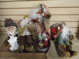 Santa Figurines, Shelf sitters, etc.