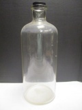 Tall Glass Bottle with Stopper