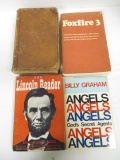 Books - Foxfire 3, Angels by Billy Graham, Cantwell's Justice, The Lincoln Reader