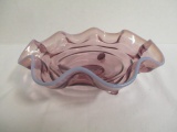 Small Footed Glass Bowl