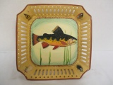 Toyo Fish Design Ceramic Dish