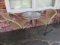 Pebble Glass Bistro Table with Pair of Chairs