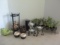 Candleholders, Candle, LED Candles, Planter with Artificial Plants