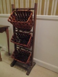 Three Removable Baskets on Stand