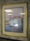 Framed and Matted Lighthouse Print