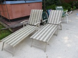 2 Lounge Chairs, Folding Chair and 3 Beach Chairs