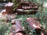 Large Lot of Ludowici Clay Roof Tiles