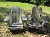 Pair of Adirondack Style Chairs