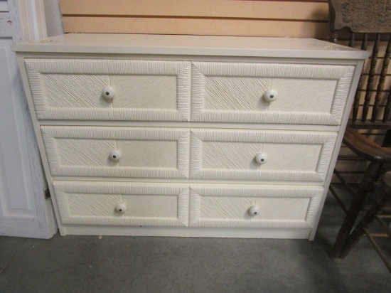 Painted Bassett Furniture Three Drawer Chest