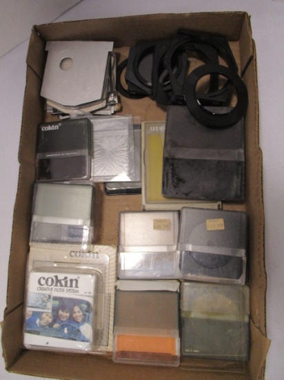 Lot of Camera Filters and Plates