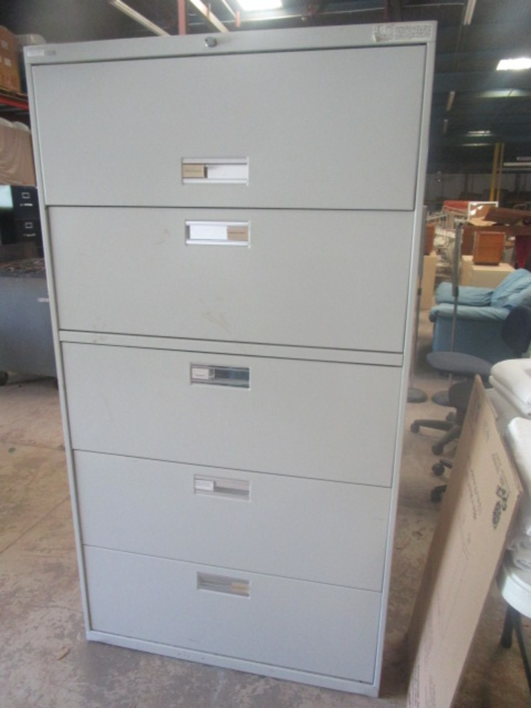Lot 5 Drawer Hon Lateral File Cabinet Proxibid Auctions
