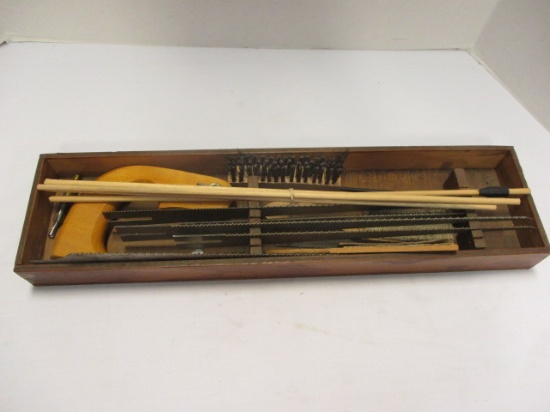 Wood Hand Saw with Interchangeable Blades in Wood Tray