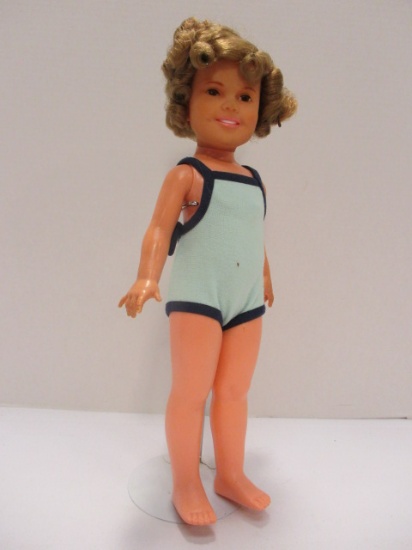 1972 Ideal Shirley Temple Swim Suit Doll with Stand