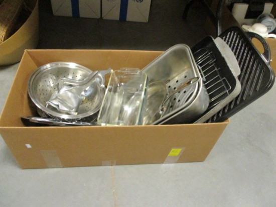 Cuisinart Stainless Skillet, Aluminum Roaster, Nordic Ware Griddle, etc.