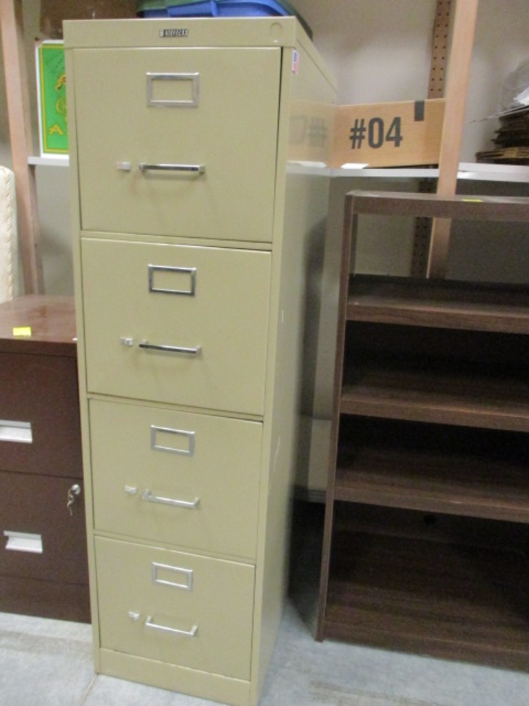 Anderson Hickey Co Four Drawer File Cabinet Estate Personal