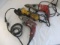 Electric DeWalt Grinder and Milwaukie Hammer Drill and Drill