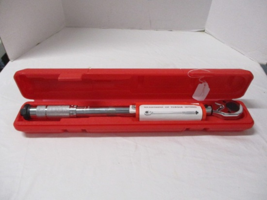 Pittsburgh Tools Adjustable Torque Wrench in Hard Case