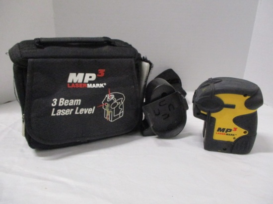 MP3 Laser Mark 3 Beam Laser Level in Carry Bag