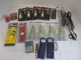 Misc. Lot-New Key Chain Multipurpose Tools, Klein Tools Coax Cable Stripper,