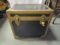Texas Trunk Co. Black and Gold Trunk with Removable Lid