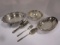 Silver Plated Bowl, Oval Bowl, Footed Bowl, Utensils