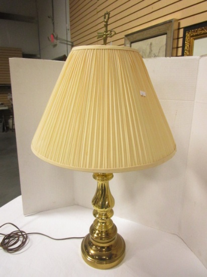 Brass Finish Table Lamp