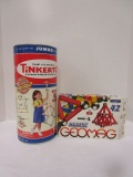 Tinkertoy Jumbo Building Set and Magnetic Geomag