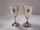 Two Sterling Silver Goblets