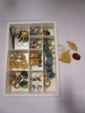 Ladies' Jewelry - Sterling Earrings, Fish Fossil Pendant, Earrings, Bracelets, etc.
