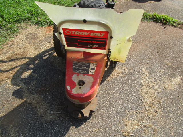 Troy bilt trimmer online mower 5hp